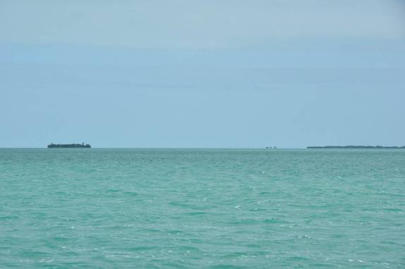 Chegando à grande barreira de corais em Belize
